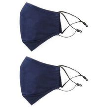 Load image into Gallery viewer, Nose Wire Pollution Mask / Pack of 2 - Adult - 4 Activated Carbon Filters PM2.5 - Washable and Reusable