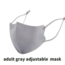 Load image into Gallery viewer, 5pcs Washable Earloop Face Mask Reusable Dust-Proof Cotton Mouth Mask Breathable Fashion Black Masks For Adults Festival Mascara