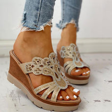 Load image into Gallery viewer, Women's Platform Wedge Casual Sandals