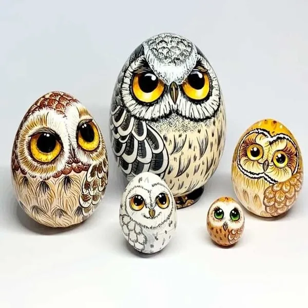SheremArt™ Wildwood Owls