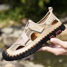 Load image into Gallery viewer, Men&#39;s Outdoor Wading Beach Shoes Mesh Non-slip Hole Sandals
