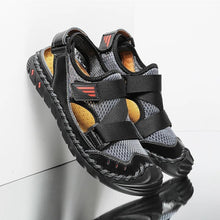 Load image into Gallery viewer, Men Leather Sports Canyoning Waterproof Sandals
