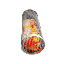 Load image into Gallery viewer, Barbecue stainless steel wire mesh cylinder
