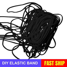 Load image into Gallery viewer, 2.5mm Round Braided Elastic Cord/White Elastic Band - 100 Yard
