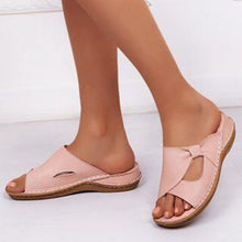 Load image into Gallery viewer, Ladies Thick Sole Comfortable Casual Slippers
