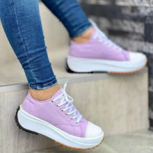 Load image into Gallery viewer, 2022 Women&#39;s Round Toe Lace-up Platform Arch Support Canvas Shoes
