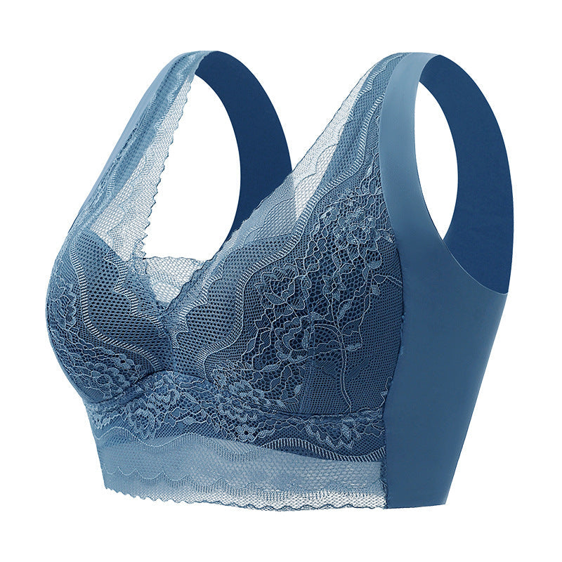 Lace anti-exposure seamless bra – Dotmalls