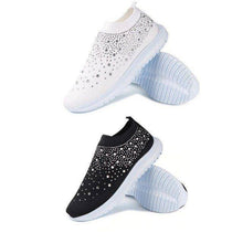 Load image into Gallery viewer, Libiyi Women&#39;s Crystal Breathable Slip-On Walking Shoes - Libiyi
