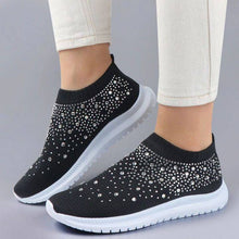 Load image into Gallery viewer, Libiyi Women&#39;s Crystal Breathable Slip-On Walking Shoes - Libiyi
